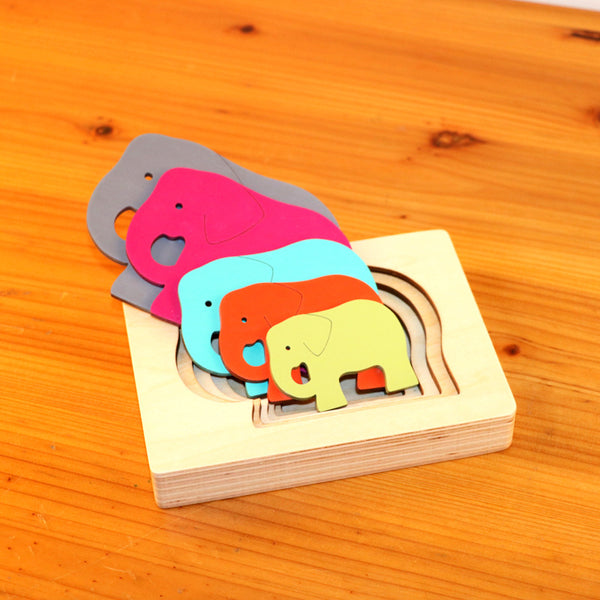 Five-story puzzle (4 pcs a set)