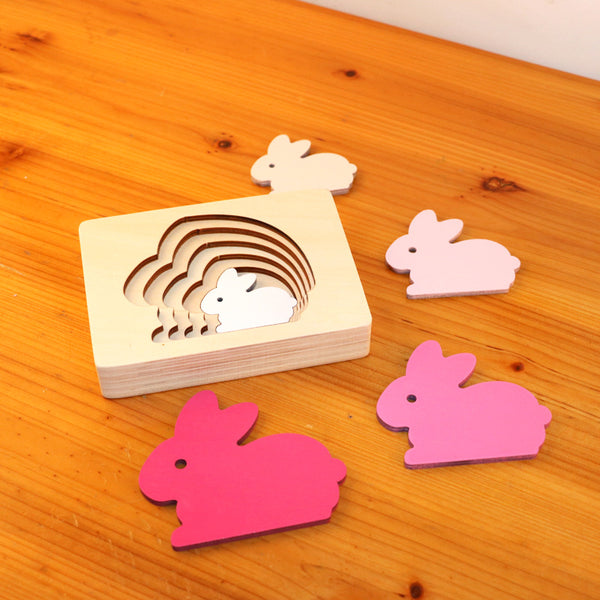 Five-story puzzle (4 pcs a set)