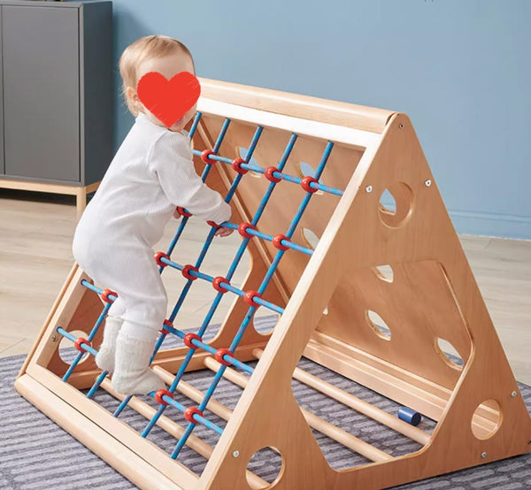 Adena Montessori Triangle Ladder Beechwood Infant & Toddler Equipment