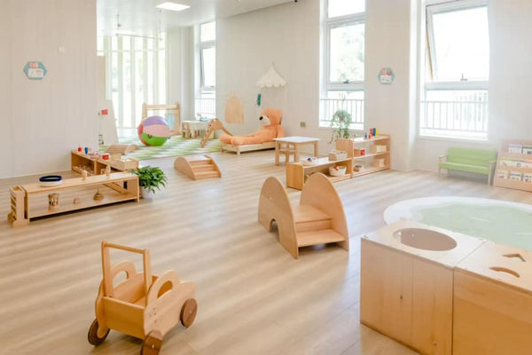 Adena Montessori Arch Shaped Large Climbing Frame Beechwood Infant & Toddler Equipment