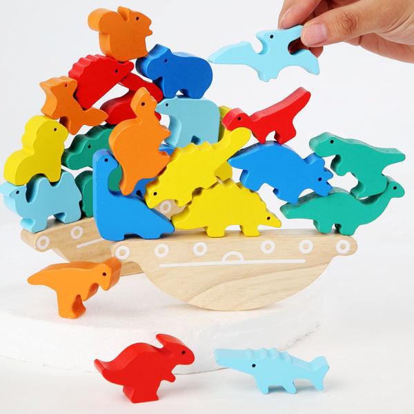 Animal balance boat /Dinosaur balance boat