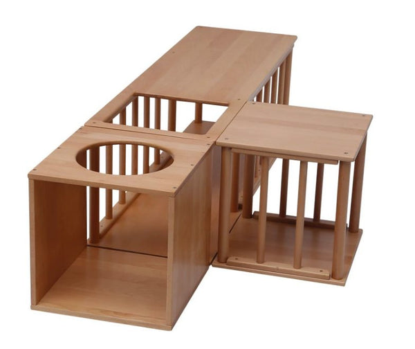 Adena Montessori Pickler - drill climbing three piece set Beechwood