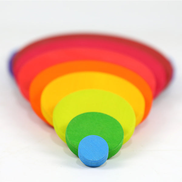 DIY Raibow Concentric Ring toys