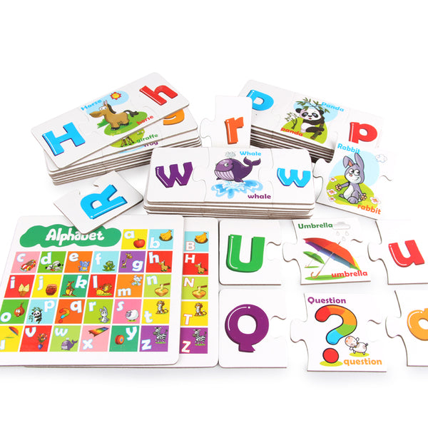 Uppercase and lowercase letters matching game