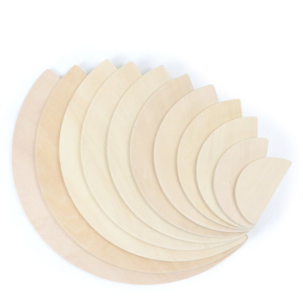 Rainbow Semilunar plate waldorf toys