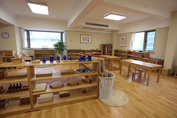 Adena Montessori 3-layer Arc Shelf  Beechwood Classroom Furniture