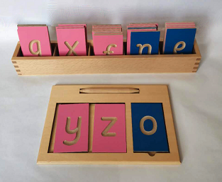 Letters writing board with box for Lowercase L522