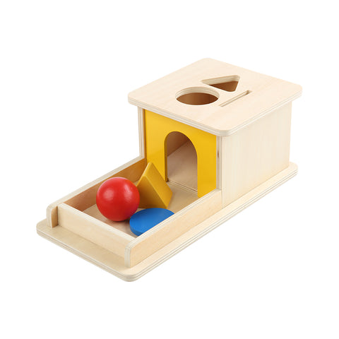 Color Objects Permanence Box with Tray