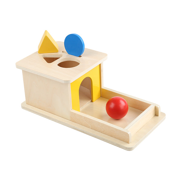 Color Objects Permanence Box with Tray