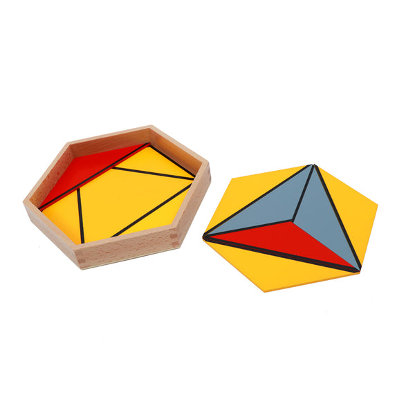 Adena Montessori Constructive Triangles With 5 Boxes Educational Materials
