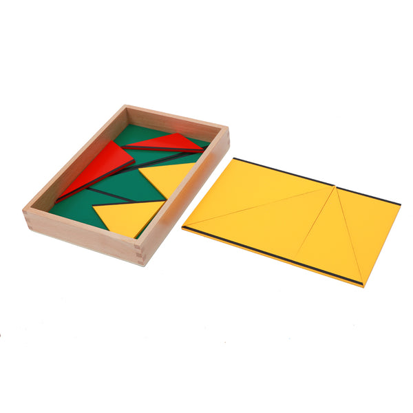 Adena Montessori Constructive Triangles With 5 Boxes Educational Materials