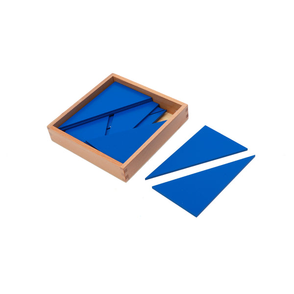 Adena Montessori Blue Constructive Triangles Montessori Primary Sensorial Material