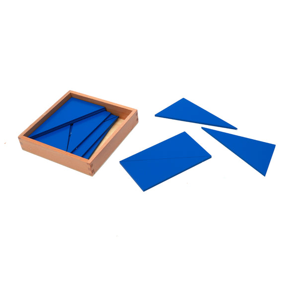 Adena Montessori Blue Constructive Triangles Montessori Primary Sensorial Material