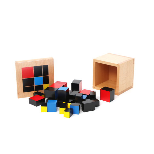 Adena Montessori Trinomial Cube A161Montessori Sensorial Resources Guide