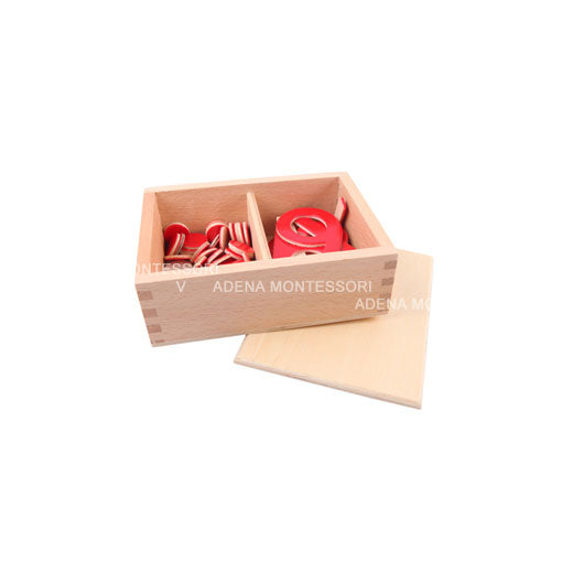 Adena Montessori Mathematical Materials Cut-Out Numeral and Counters