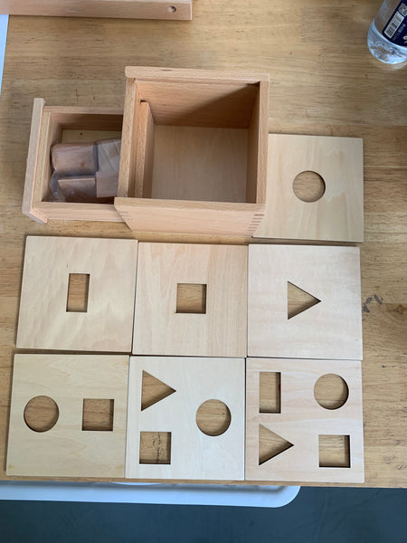 Multiple Shape Blocks With Box