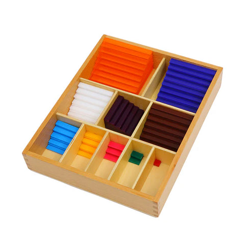 Adena Montessori Decanomial Squares Montessori Primary Sensorial Material
