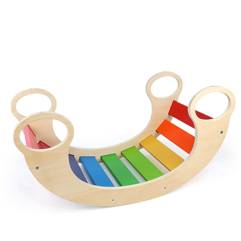 Rainbow rocking chair, climbing chair