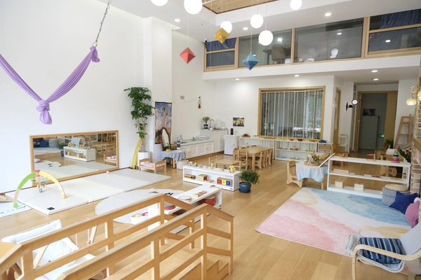 Adena Montessori Walking Mirror Beechwood Infant & Toddler Equipment