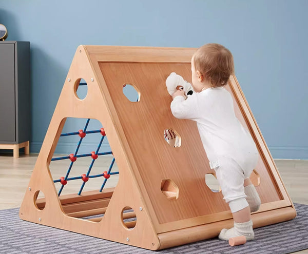 Adena Montessori Triangle Ladder Beechwood Infant & Toddler Equipment