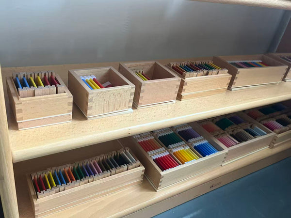 Adena Montessori First Box of Color Tablets Sensorial Educational Tools