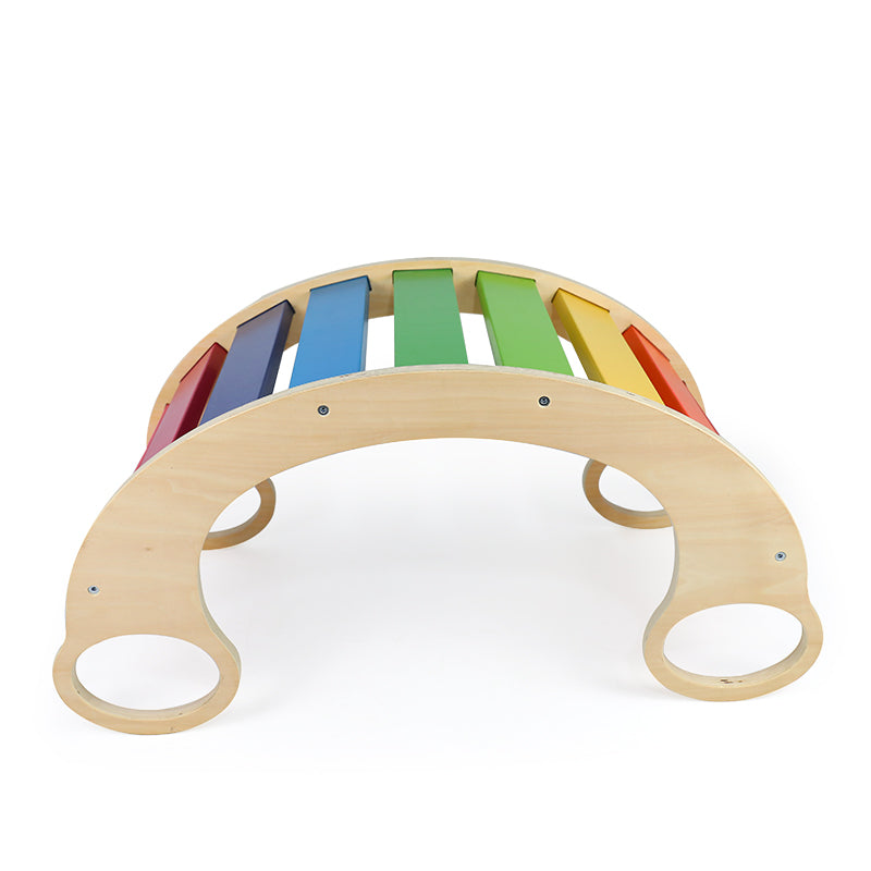 Rainbow rocking chair, climbing chair, kids climbing toy – Montessori Toys