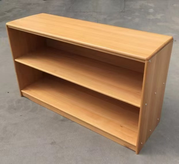 Adena Montessori 3-layer Cabinet-with Backplate Beechwood Classroom Furniture