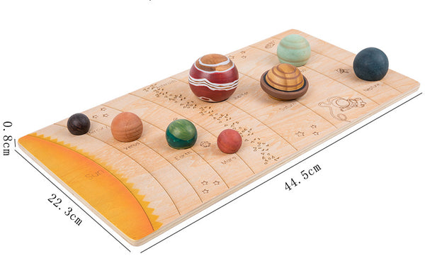 Match puzzle of Solar System  with Name Cards