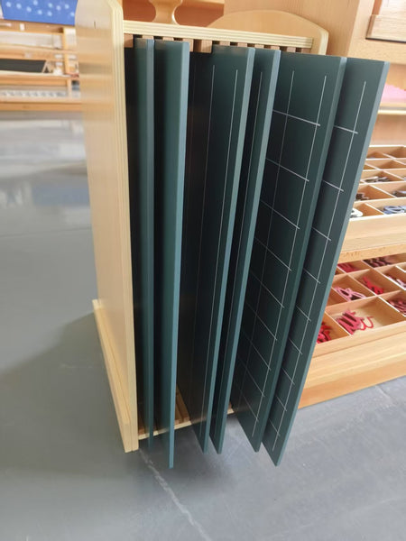 Greenboards with Single Line and  Squares (2pcs)