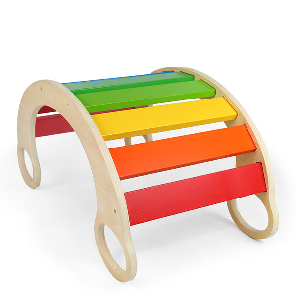 Rainbow rocking chair, climbing chair