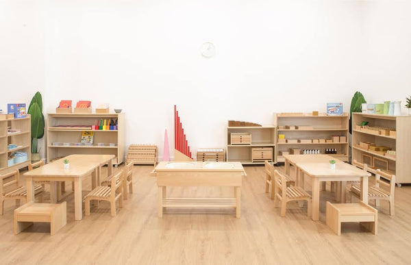 Adena Montessori Beechwood Lifting armchair adjustable