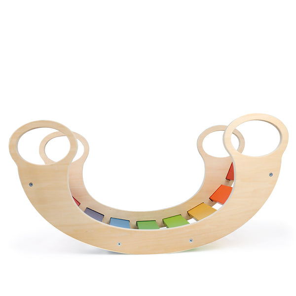 Rainbow rocking chair, climbing chair