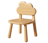 Kids Chair-Moon Shape L*W*H=31*27.5*53cm