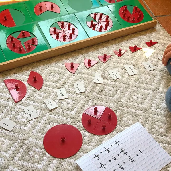 Metal Fraction Circles with Stands