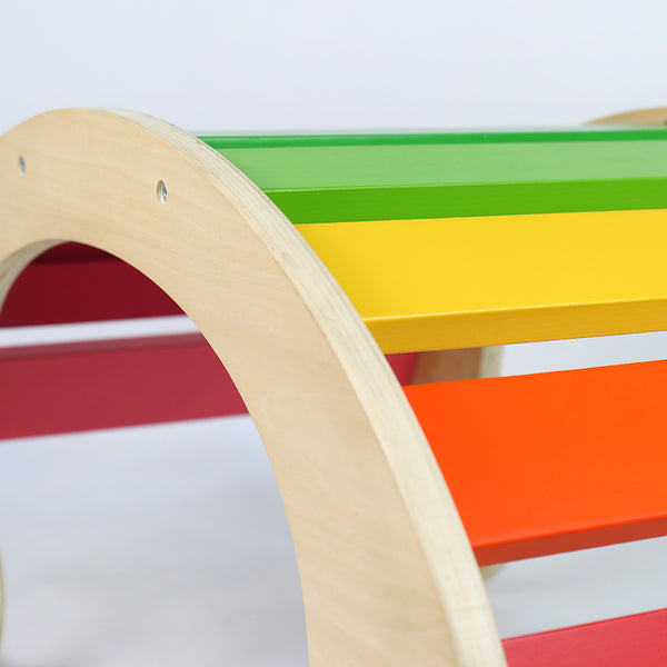 Rainbow rocking chair, climbing chair