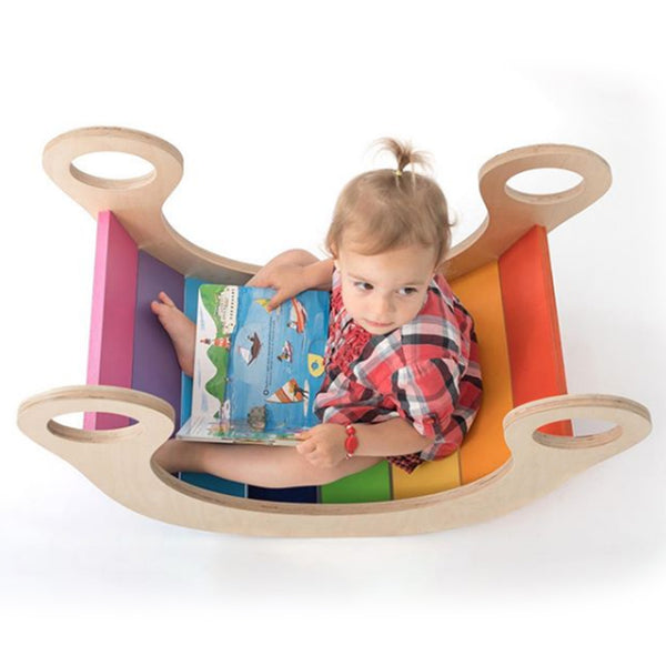 Rainbow rocking chair, climbing chair