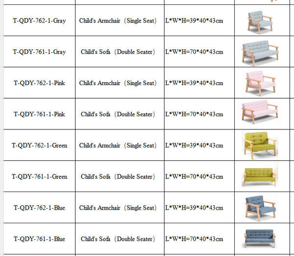 Adena Montessori Single child sofa Beechwood Classroom Furniture