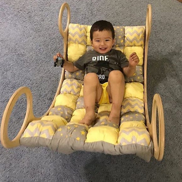 Rainbow rocking chair, climbing chair