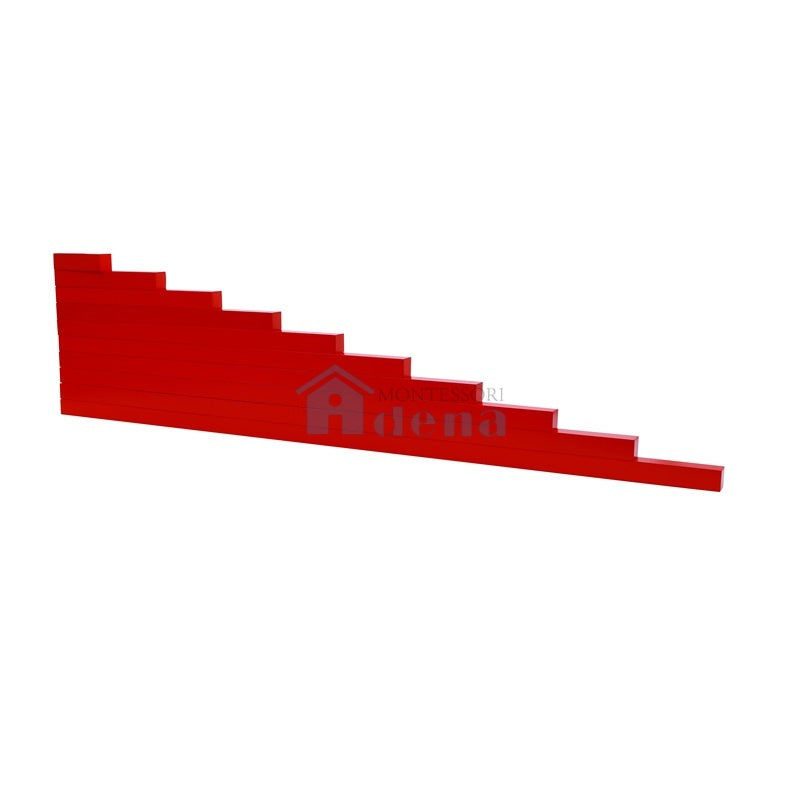 Adena Montessori Sensorial Resources Guide Long Red