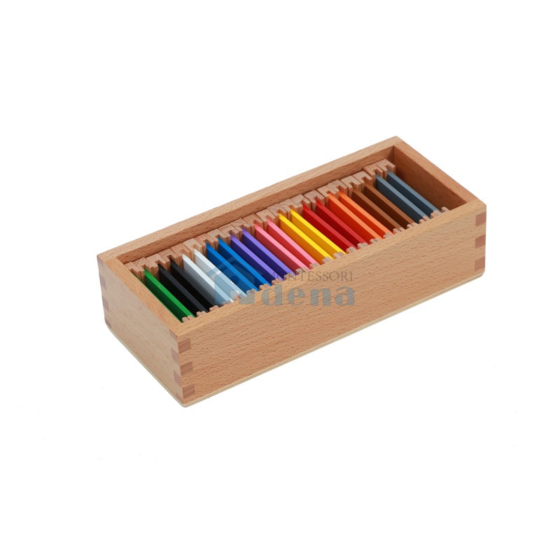Adena Montessori Second Box of Color Tablets Sensorial Educational Tools