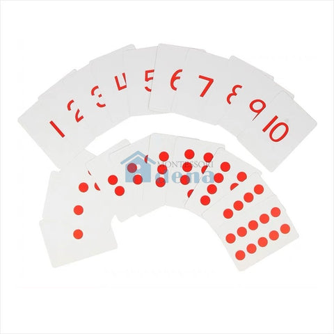 Adena Montessori Mathematical Materials Cards for Cards & Counters
