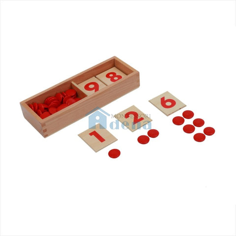 Adena Montessori Mathematical Materials Cards & Counters Montessori Math Toys