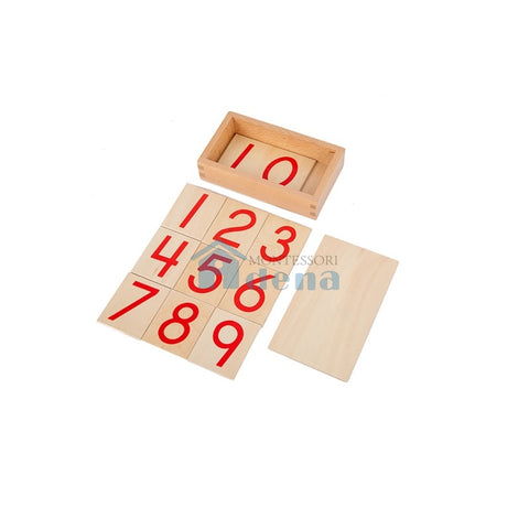 Adena Montessori Printed Numerals with Box Educational Materials