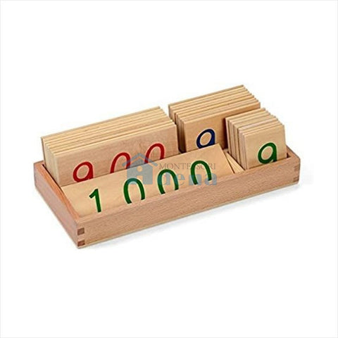 Large Wooden Number Cards With Box (1-1000)	C054