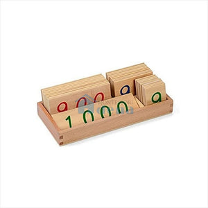 Small Wooden Number Cards With Box (1-1000)	C057