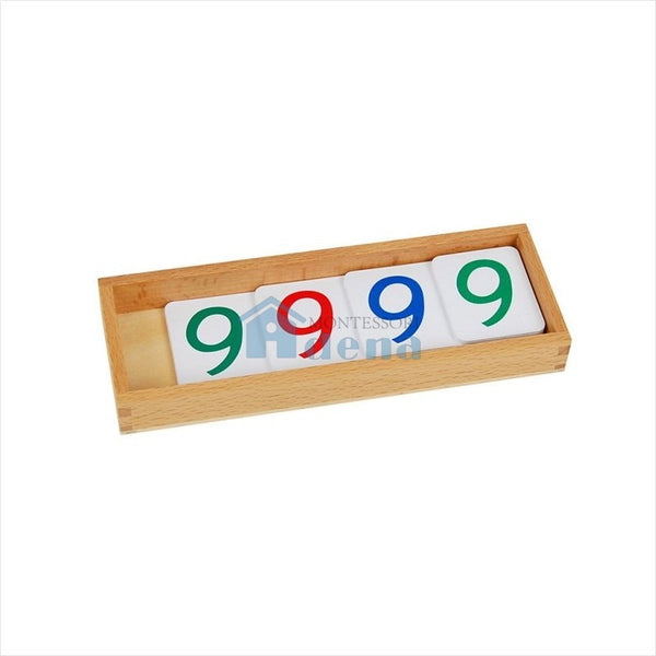 Large PVC Number Cards With Box (1-9000)	C058
