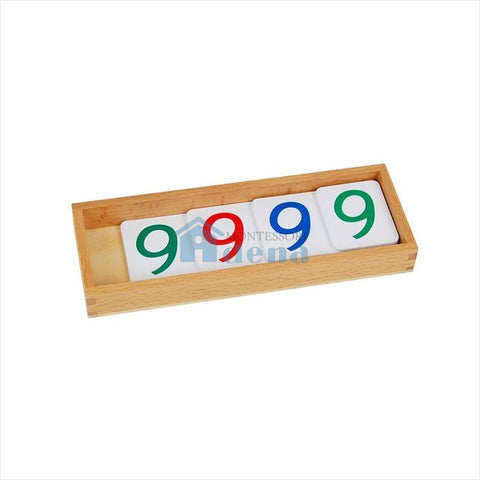 Large PVC Number Cards With Box (1-9000)	C058