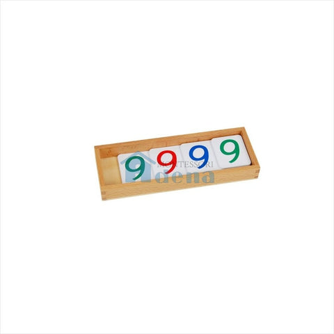 Small PVC Number Cards With Box (1-9000)	C059