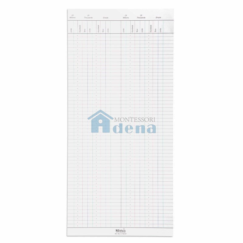 Large Bead Frame Paper (50)