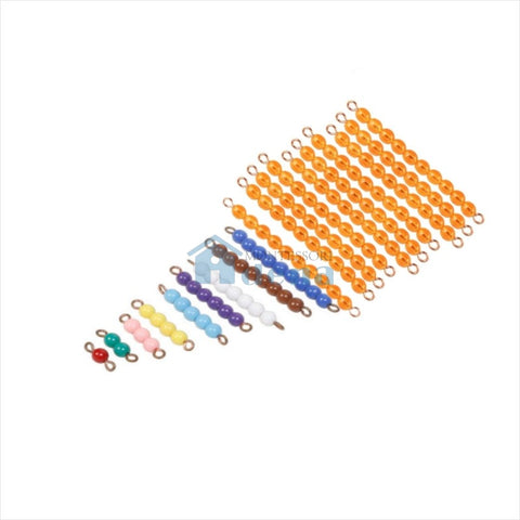 Colored Bead Stairs 1-9 and tens